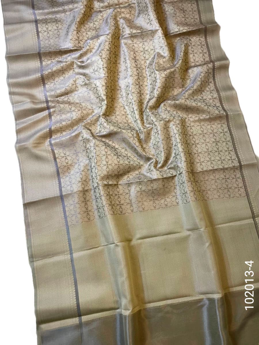 Luna art silk zari jamdani saree